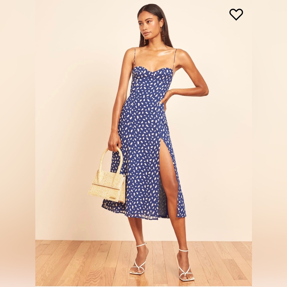 REFORMATION Juliette Dress. Color: Moray. Size 6.
